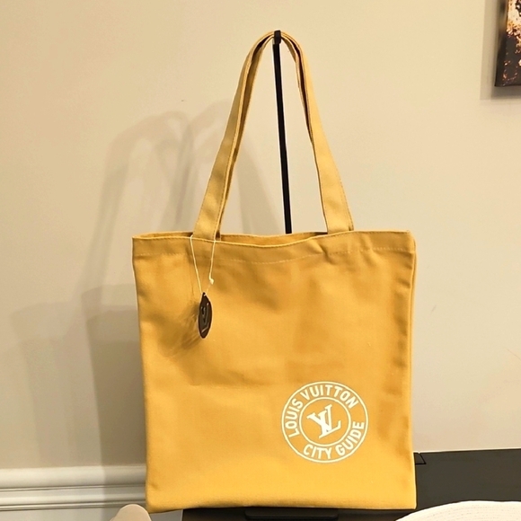 Louis Vuitton Mustard Yellow City Guide Tote - Picture 1 of 6